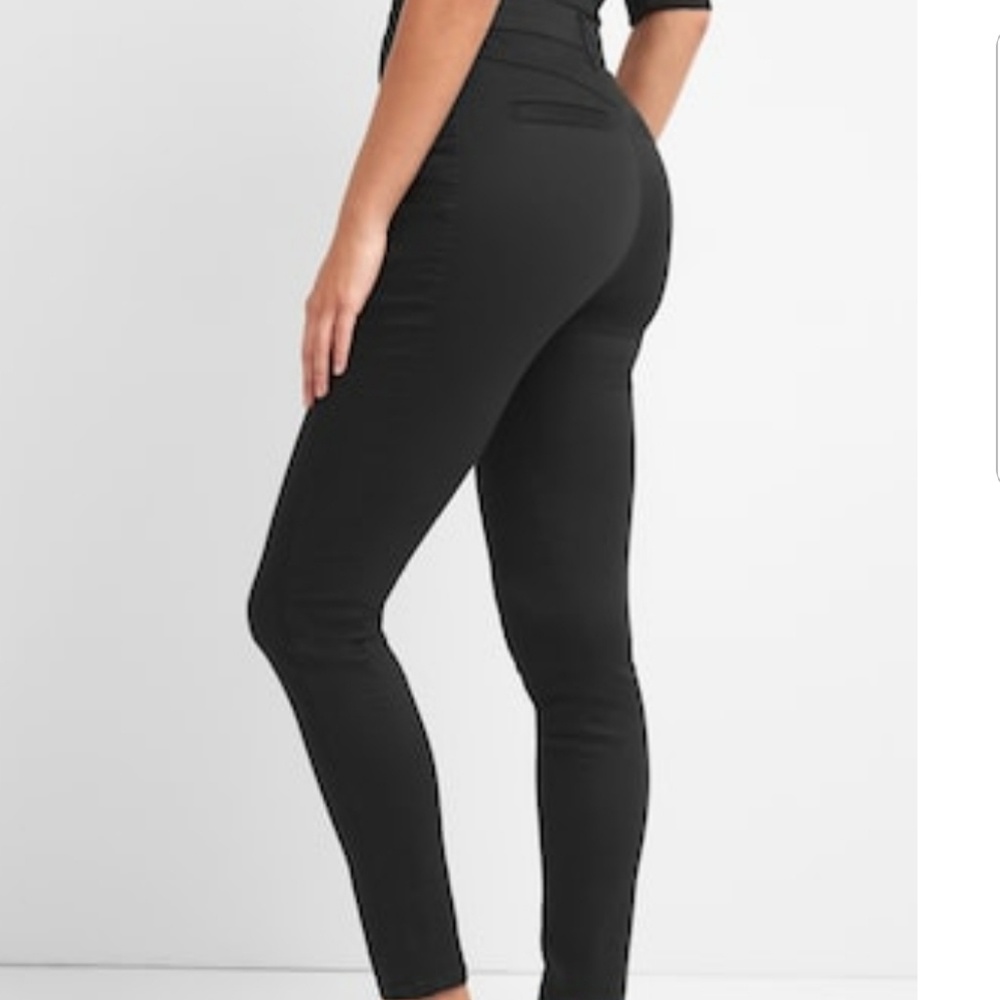 High Rise Fitted Dress Pants